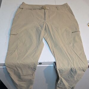 The North Face Women's Beige Hiking Cargo Pants Sz 10